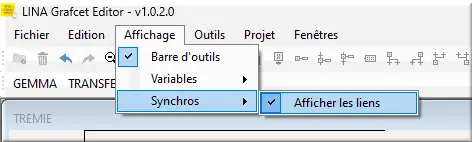 Affichage les liens